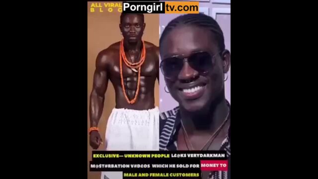 Very Dark Man leaked video trending masturbates!!!