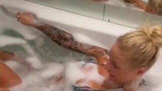 Ebanie Bridges leaked nude bathing video is so hot!!!