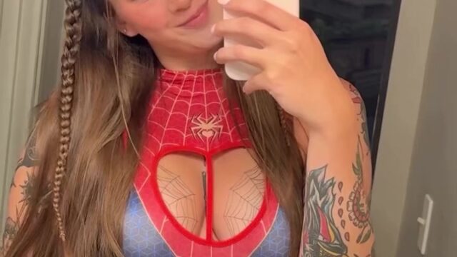 Sarah Marie / Sarah.mariee Onlyfans video spiderman cosplay!!!